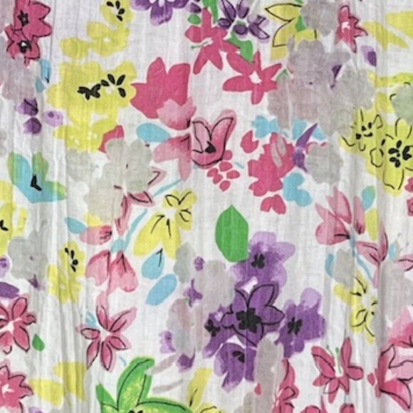 Sag Harbor Womens Button-down 3/4 Sleeve Tunic Plus Size 3X - Picture 5 of 7